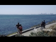 Brighton Beach with the Skyline of Melbourne in the distance 3112